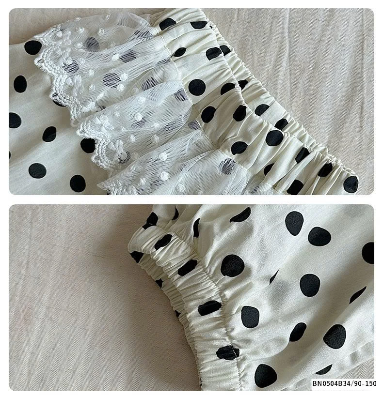 QUẦN BO GẤU MIX REN