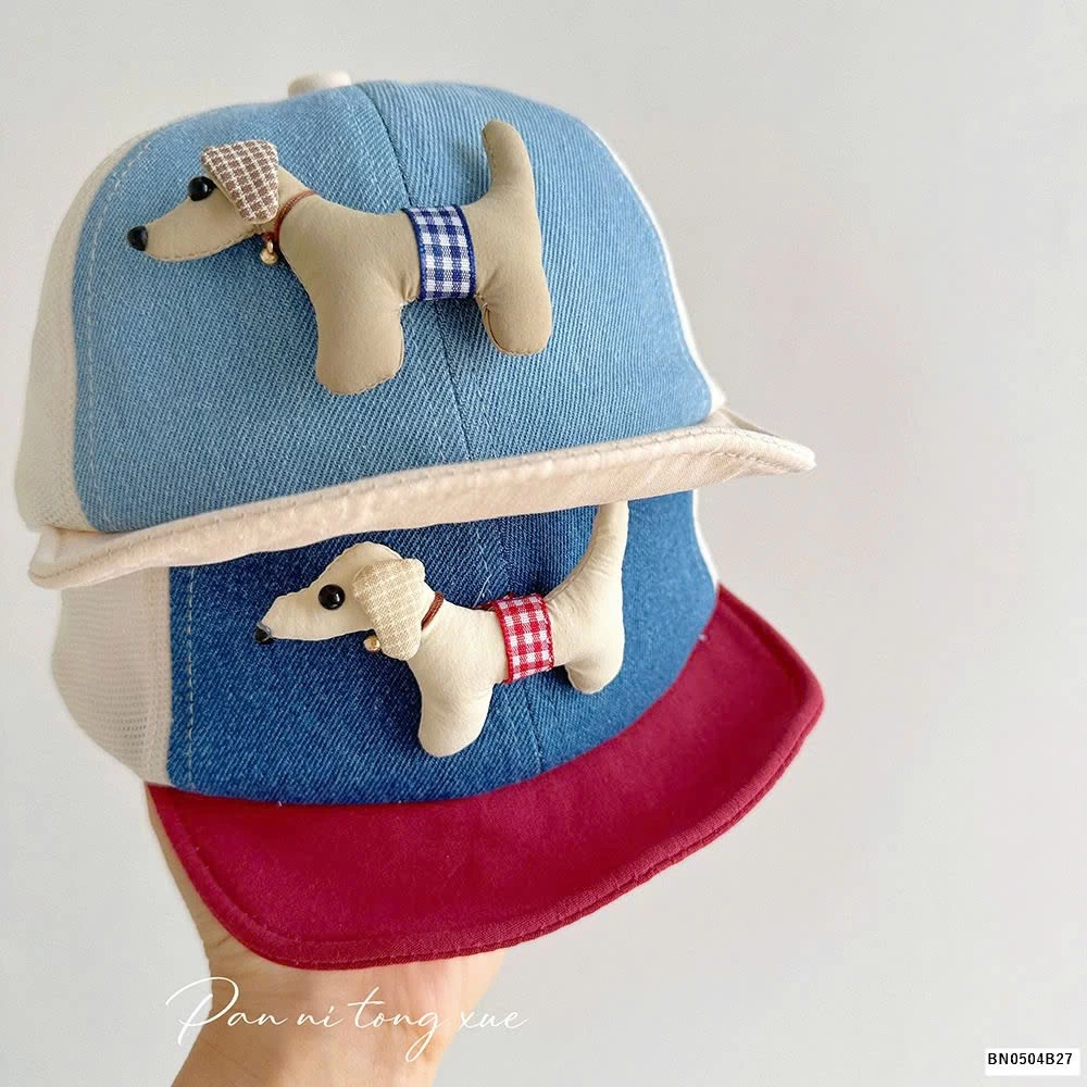 MŨ LƯỠI TRAI CÚN 3D NHÍ