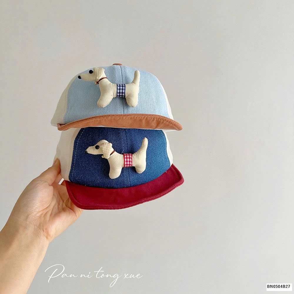 MŨ LƯỠI TRAI CÚN 3D NHÍ