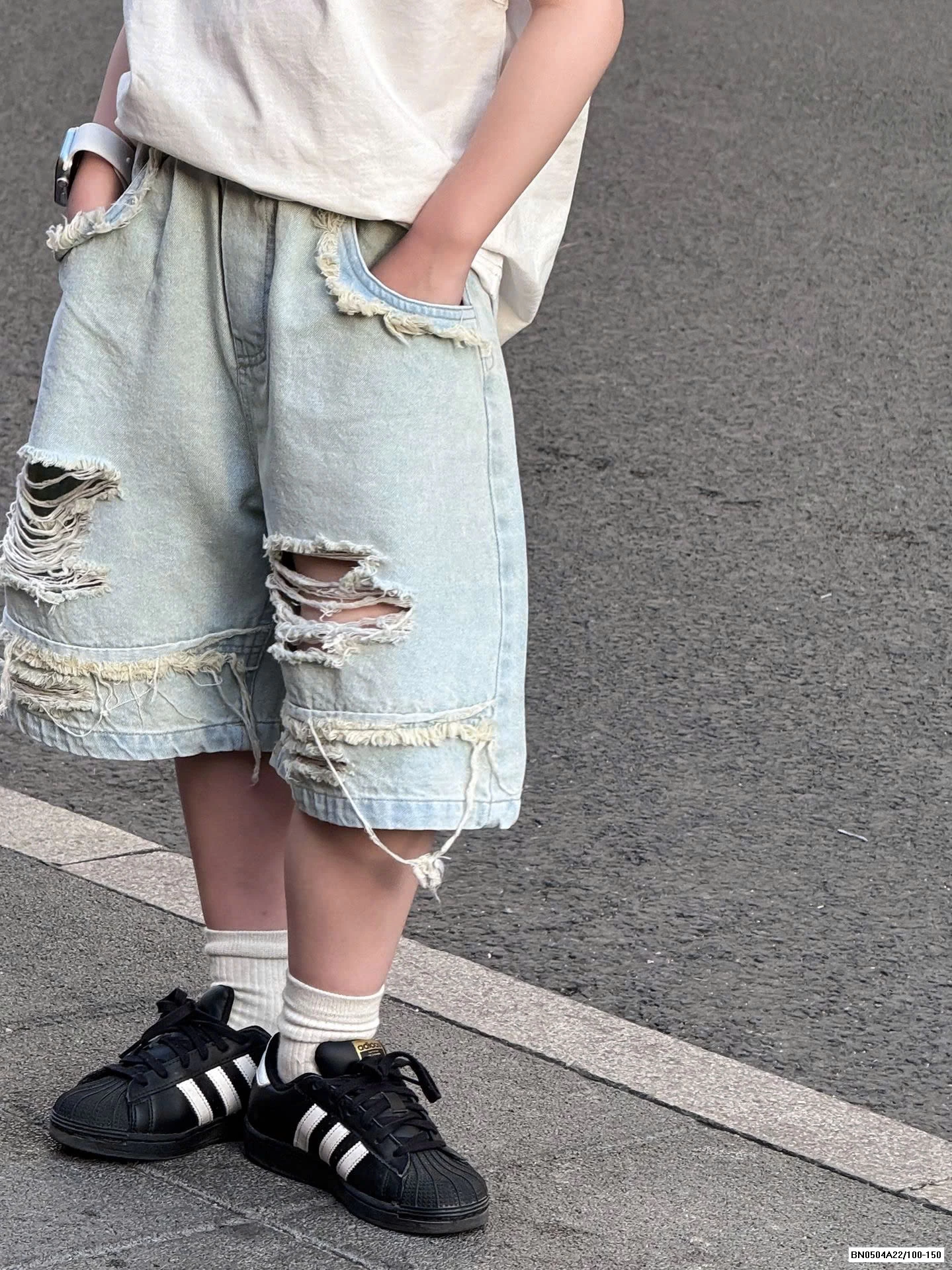 SHORT JEANS RÁCH 25XZ39