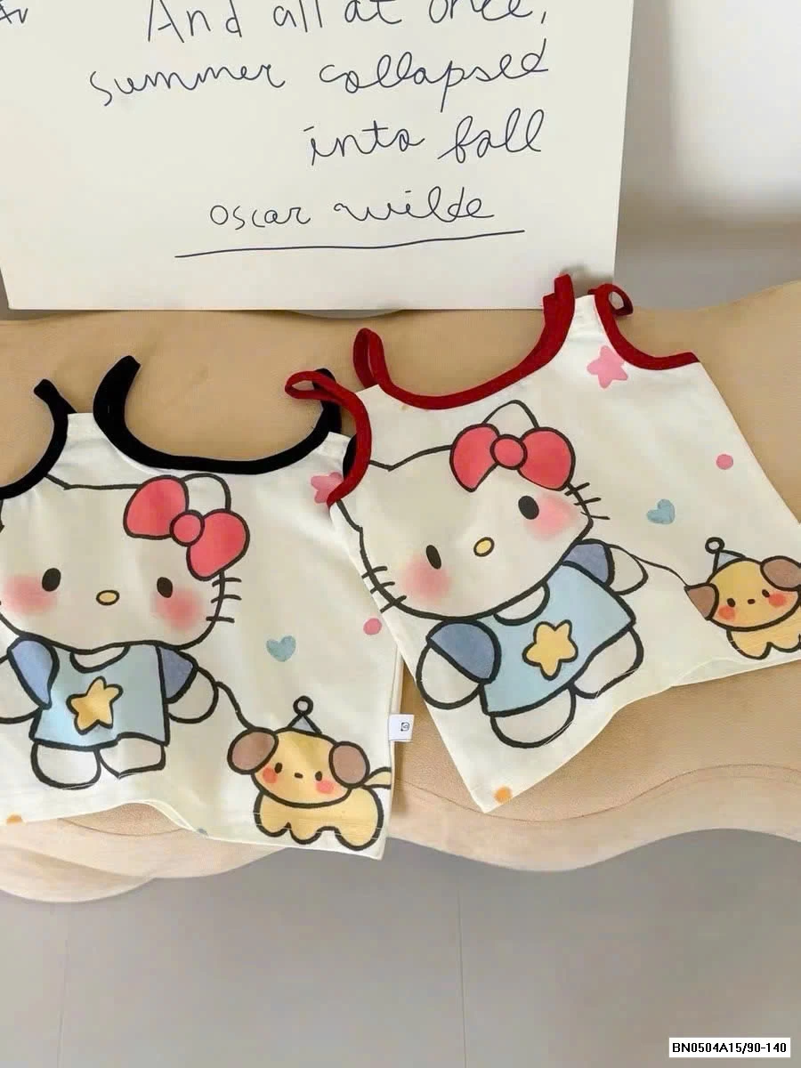 ÁO 2 DÂY ĐÔI HÌNH MÈO KIT.TY BG