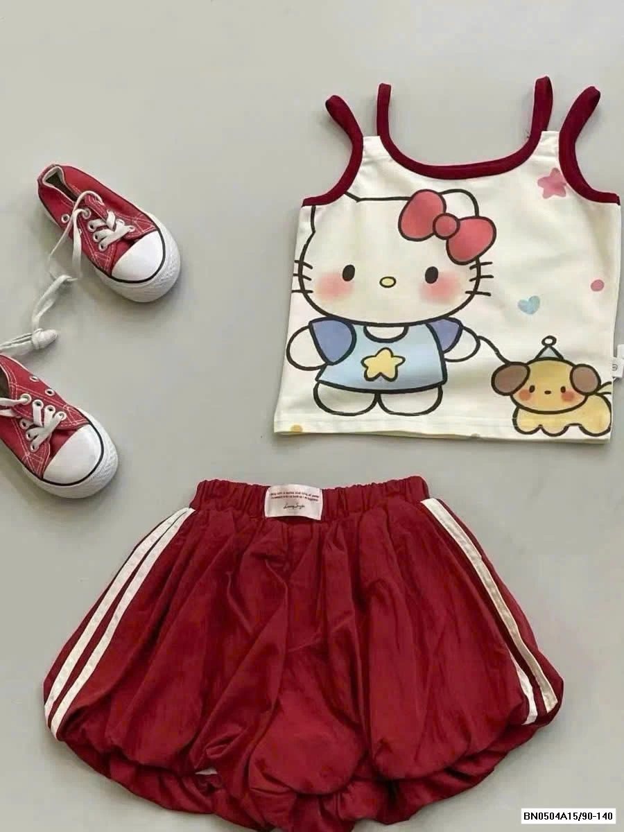 ÁO 2 DÂY ĐÔI HÌNH MÈO KIT.TY BG