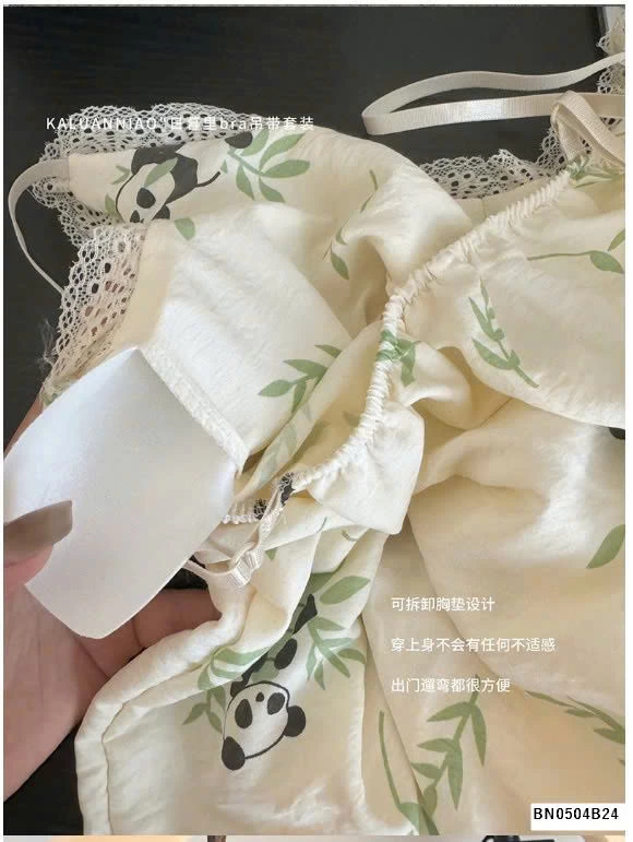 BỘ NGỦ 2 DÂY KÈM BRA