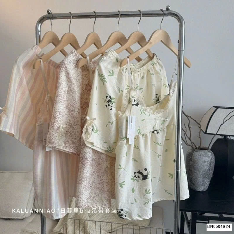 BỘ NGỦ 2 DÂY KÈM BRA