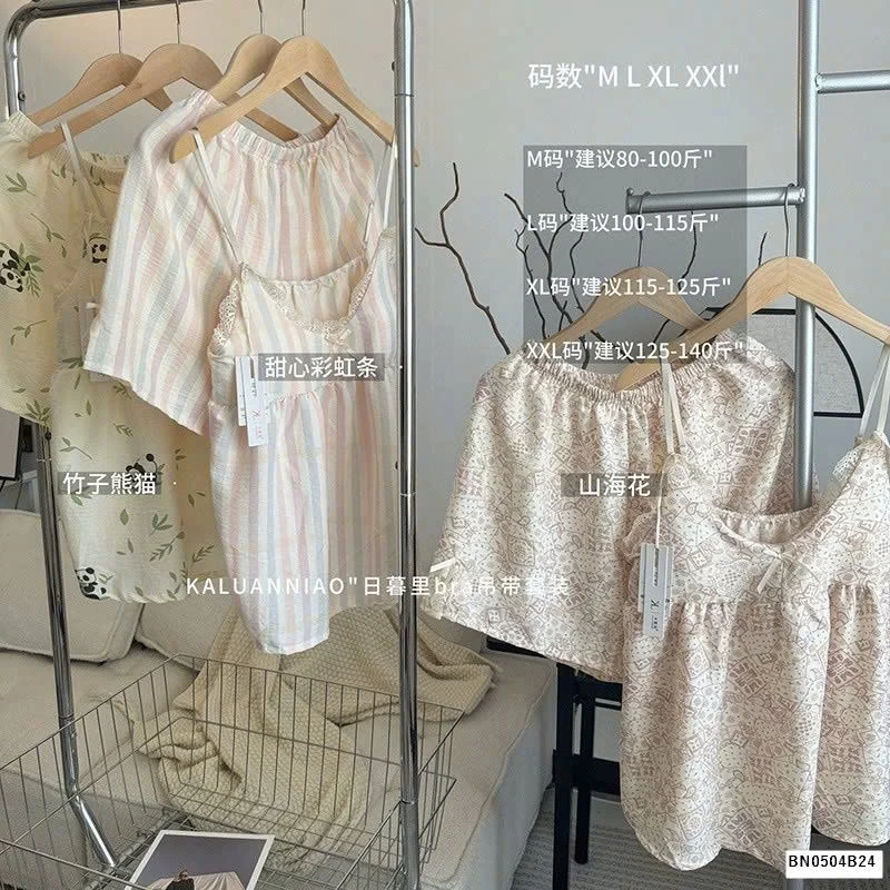 BỘ NGỦ 2 DÂY KÈM BRA