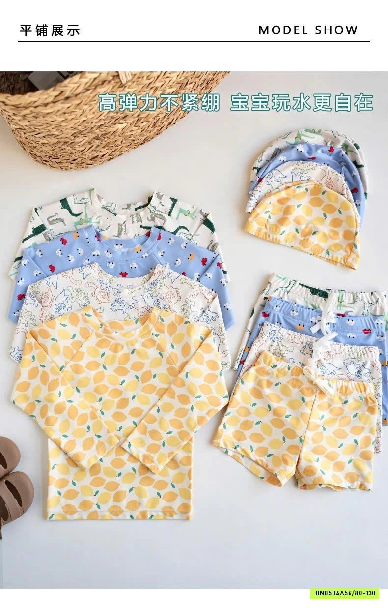 BỘ BƠI DÀI TAY CHO BÉ