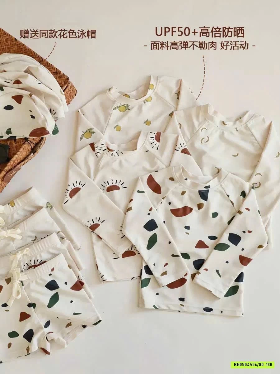 BỘ BƠI DÀI TAY CHO BÉ