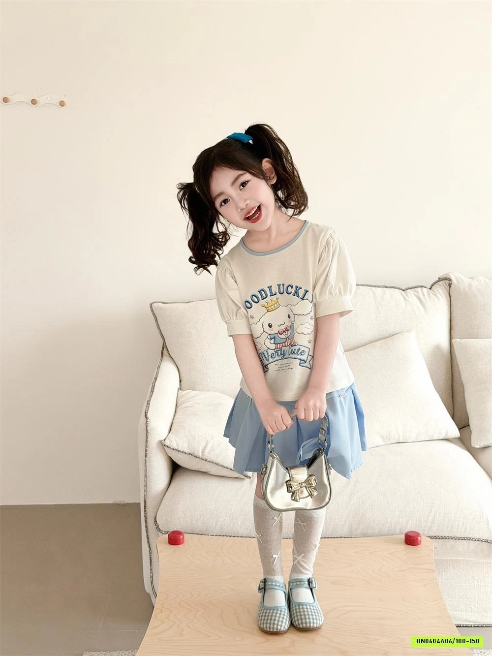 ÁO SANRIO MIX CV XẾP LY