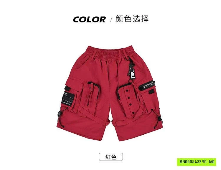 SHORT ĐỎ TÚI HỘP CÁ TÍNH JIMMY