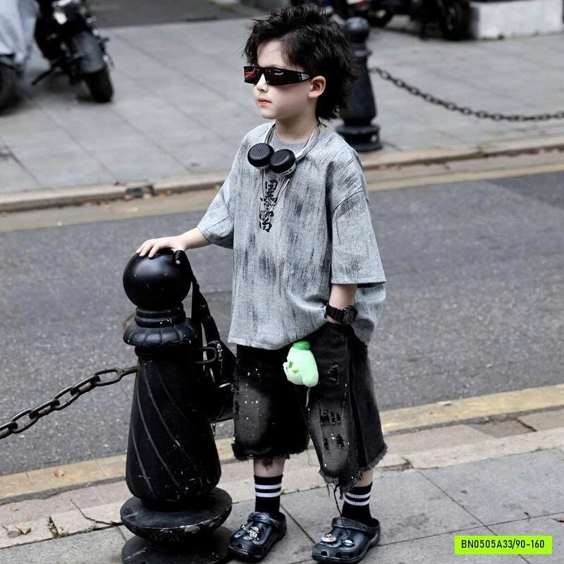 SHORT JEANS RÁCH VẨY SƠN JIMMY