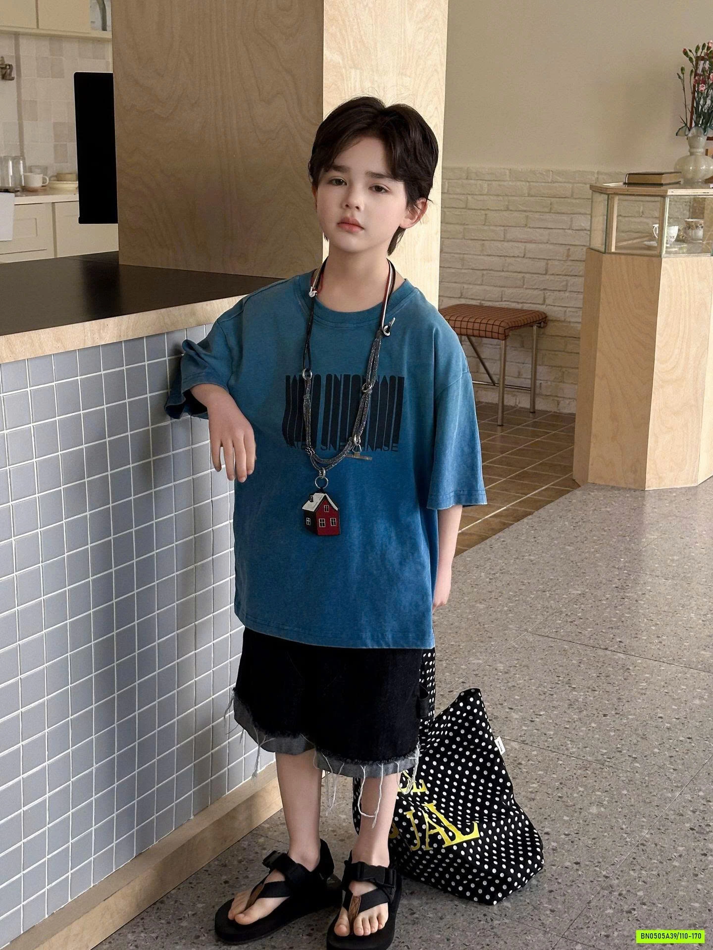 SHORT DENIM GẤP GẤU TUA RUA HANYA