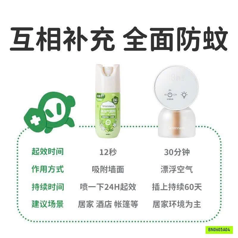 THUỐC XỊT DIỆT CÔN TRÙNG GREEN NOSE.