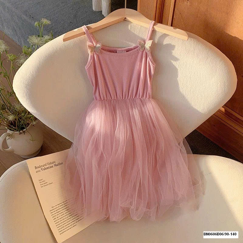 VÁY 2 DÂY PHỐI VOAN MÙA HÈ