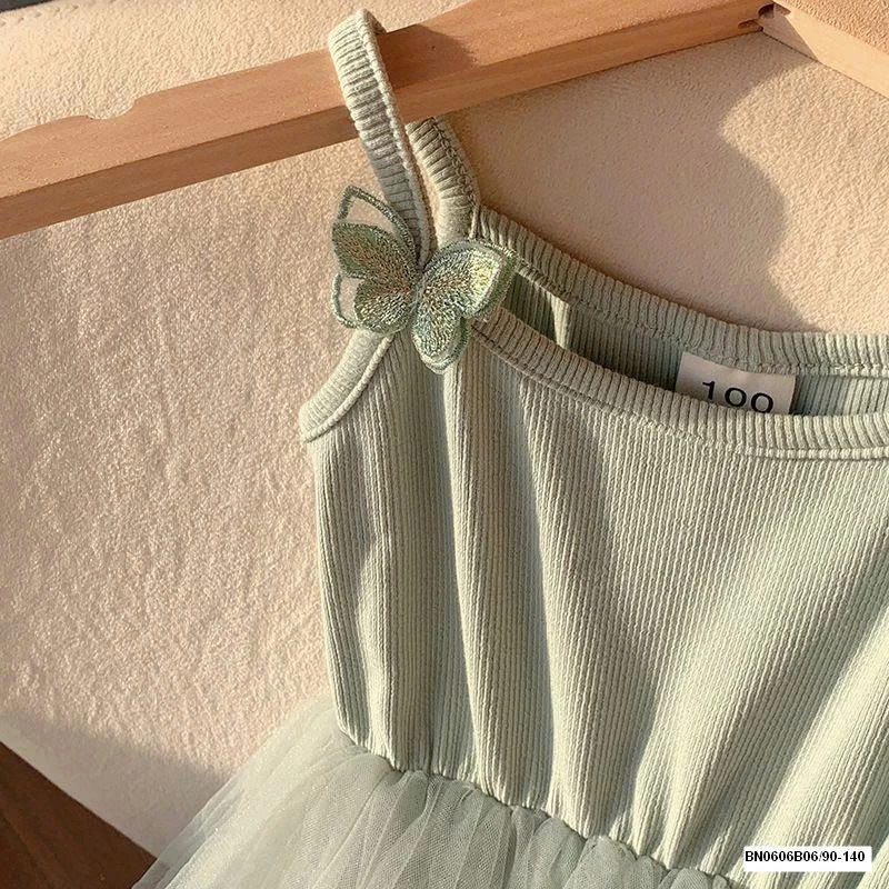 VÁY 2 DÂY PHỐI VOAN MÙA HÈ