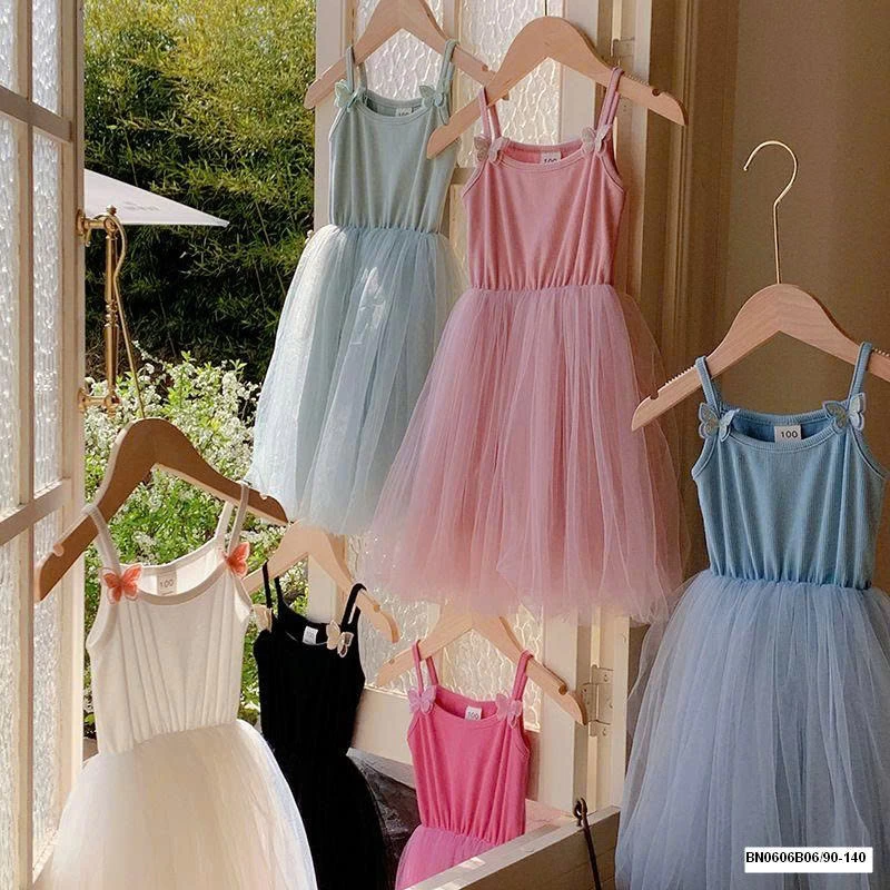 VÁY 2 DÂY PHỐI VOAN MÙA HÈ