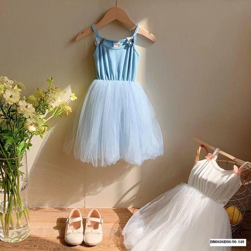 VÁY 2 DÂY PHỐI VOAN MÙA HÈ