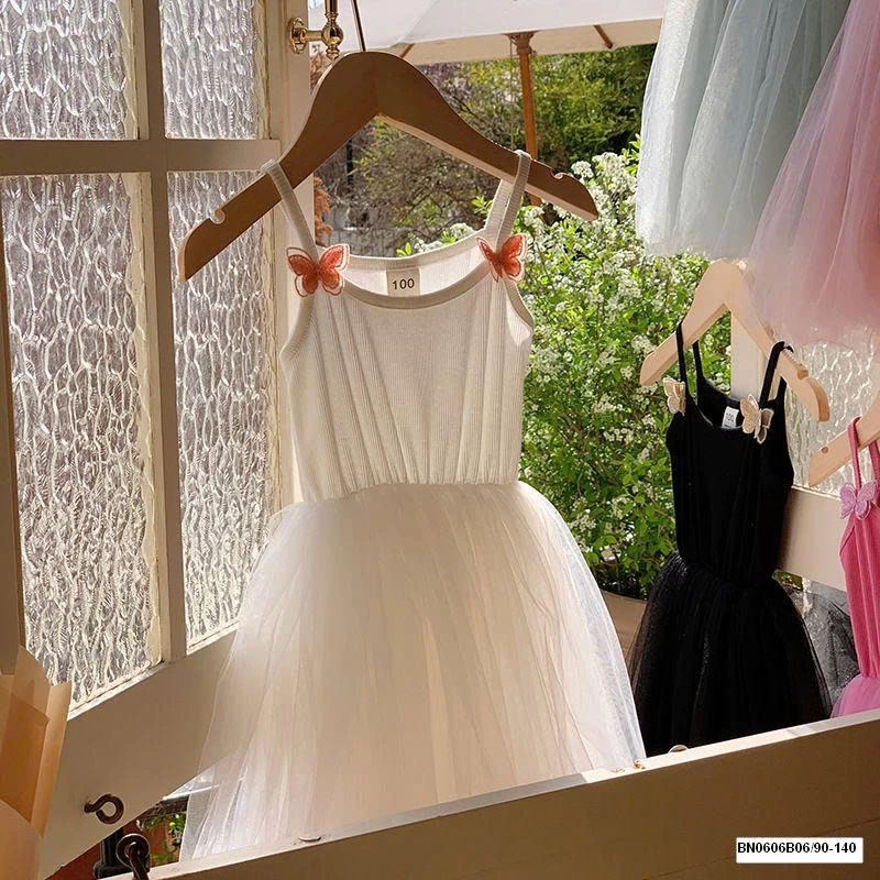 VÁY 2 DÂY PHỐI VOAN MÙA HÈ