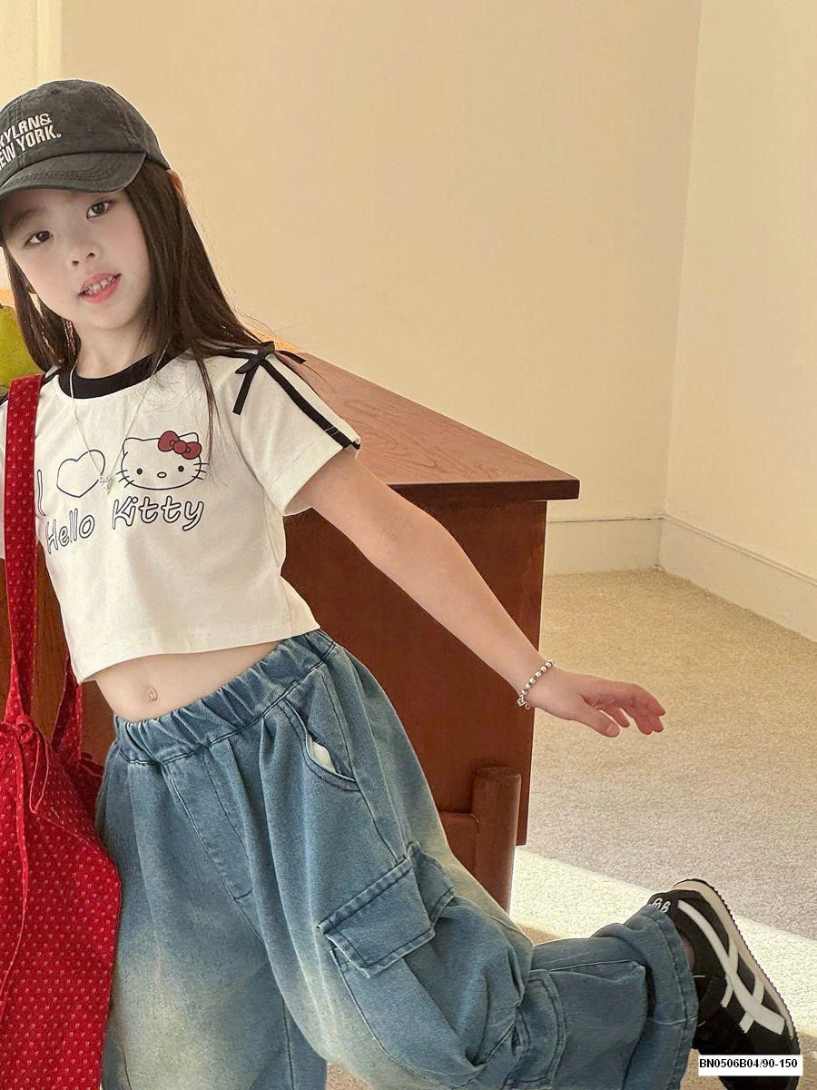ÁO CROPTOP KITTY