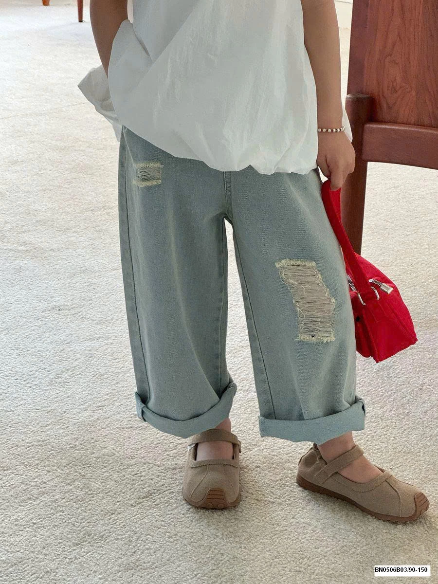 SET ÁO BBD SÁT NÁCH MIX QUẦN JEAN RÁCH