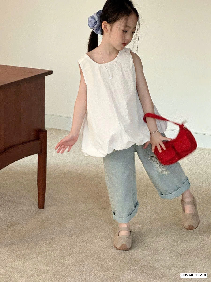 SET ÁO BBD SÁT NÁCH MIX QUẦN JEAN RÁCH