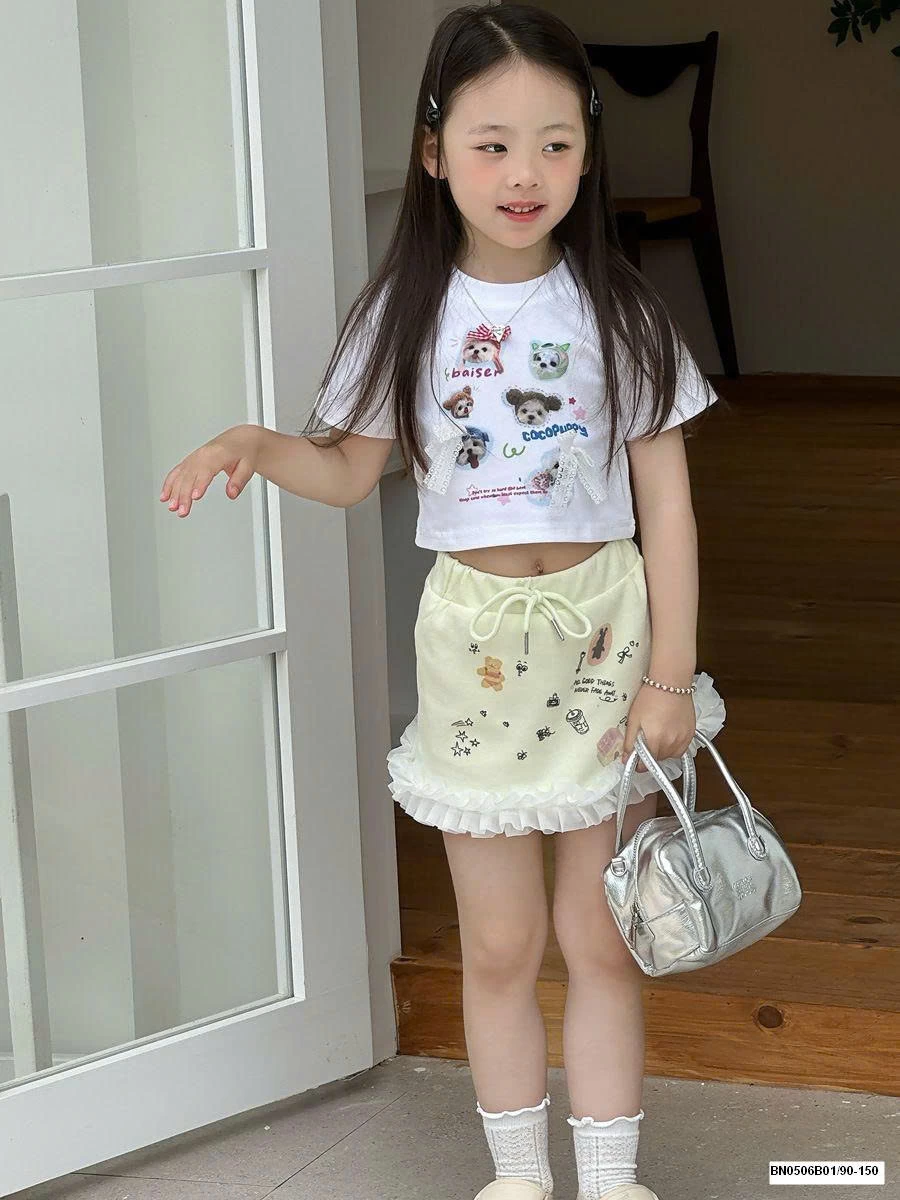 SET ÁO CRT MIX CV HỌA TIẾT DỄ THƯƠNG