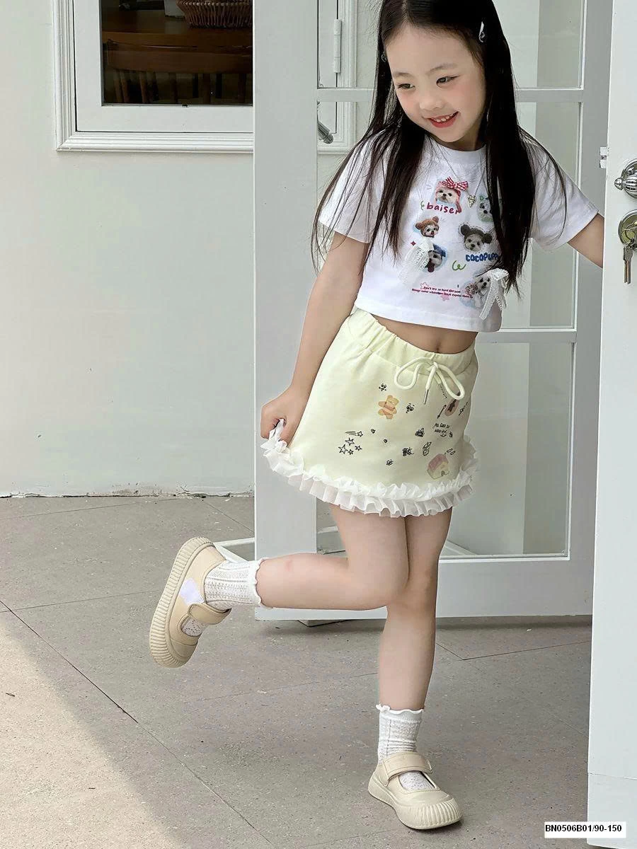 SET ÁO CRT MIX CV HỌA TIẾT DỄ THƯƠNG