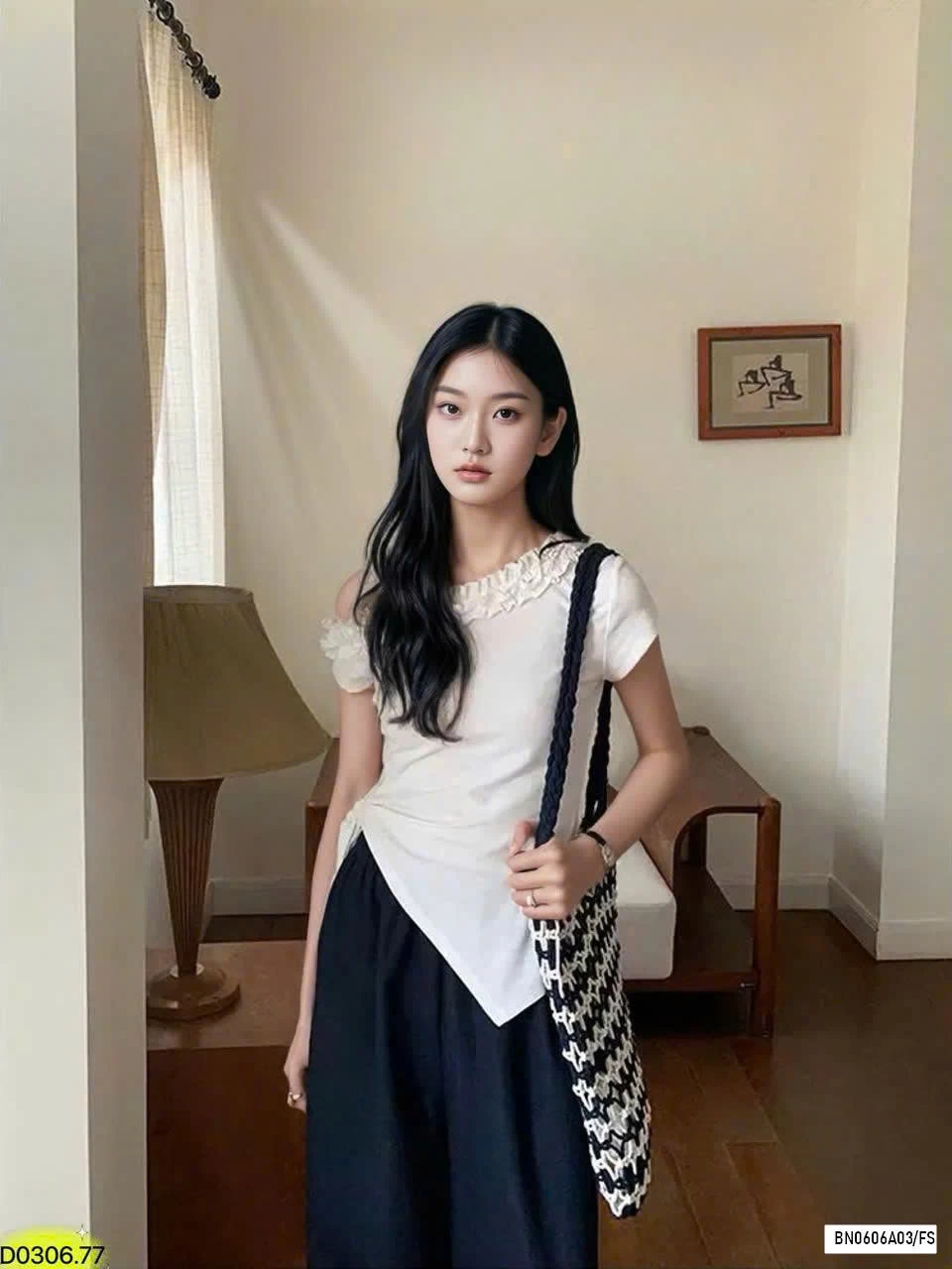 ÁO TRỄ VAI VẠT CHÉO ANNA