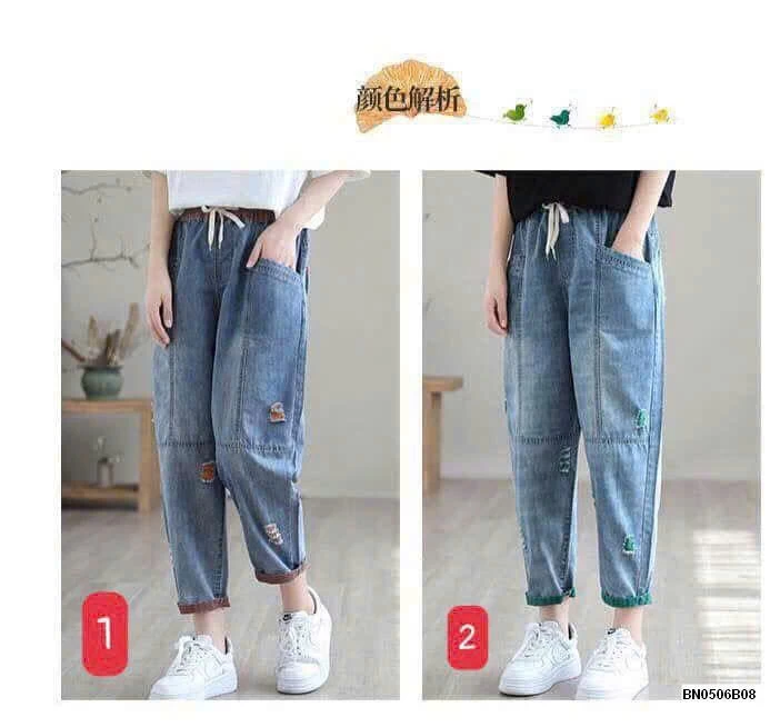 QUẦN JEAN BAGGY CHO NỮ