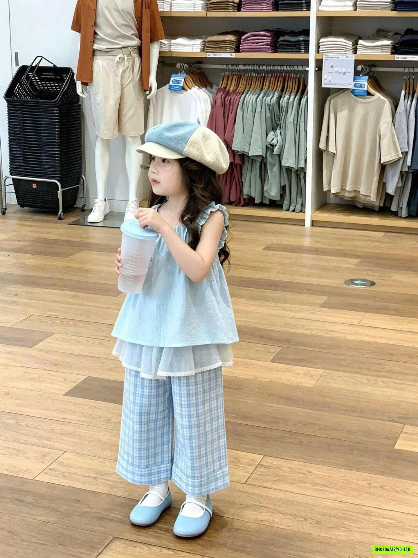 SÉT BABYDOLL XANH CHO BÉ