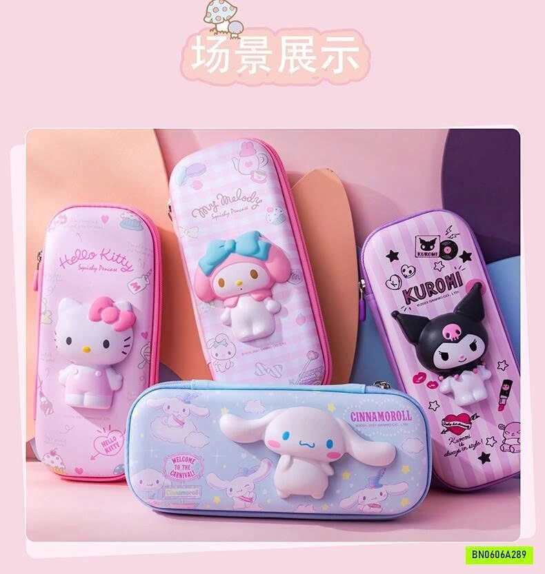 HỘP BÚT SANRIO 3D XỊN SÒ