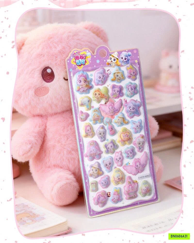 COMBO 4 BÌA MIẾNG DÁN NỔI 3D