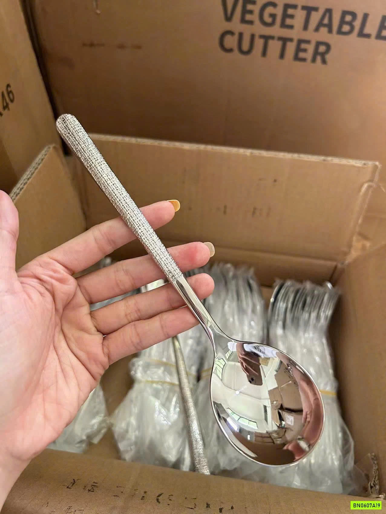 COMBO 5 THÌA THÉP KHÔNG GỈ 304 XUẤT KHẨU