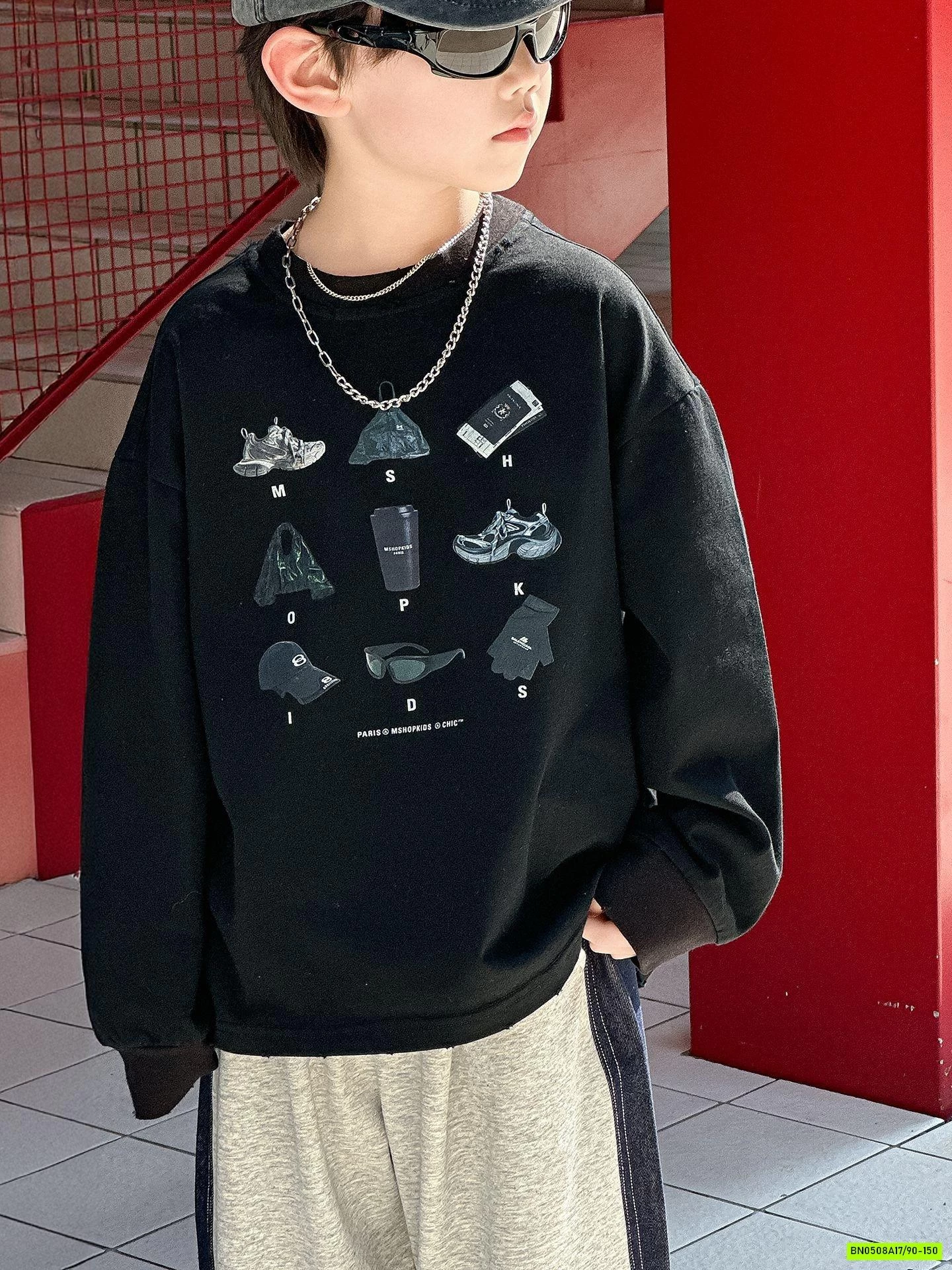 ÁO THUN ĐEN IN HÌNH CÁ TÍNH