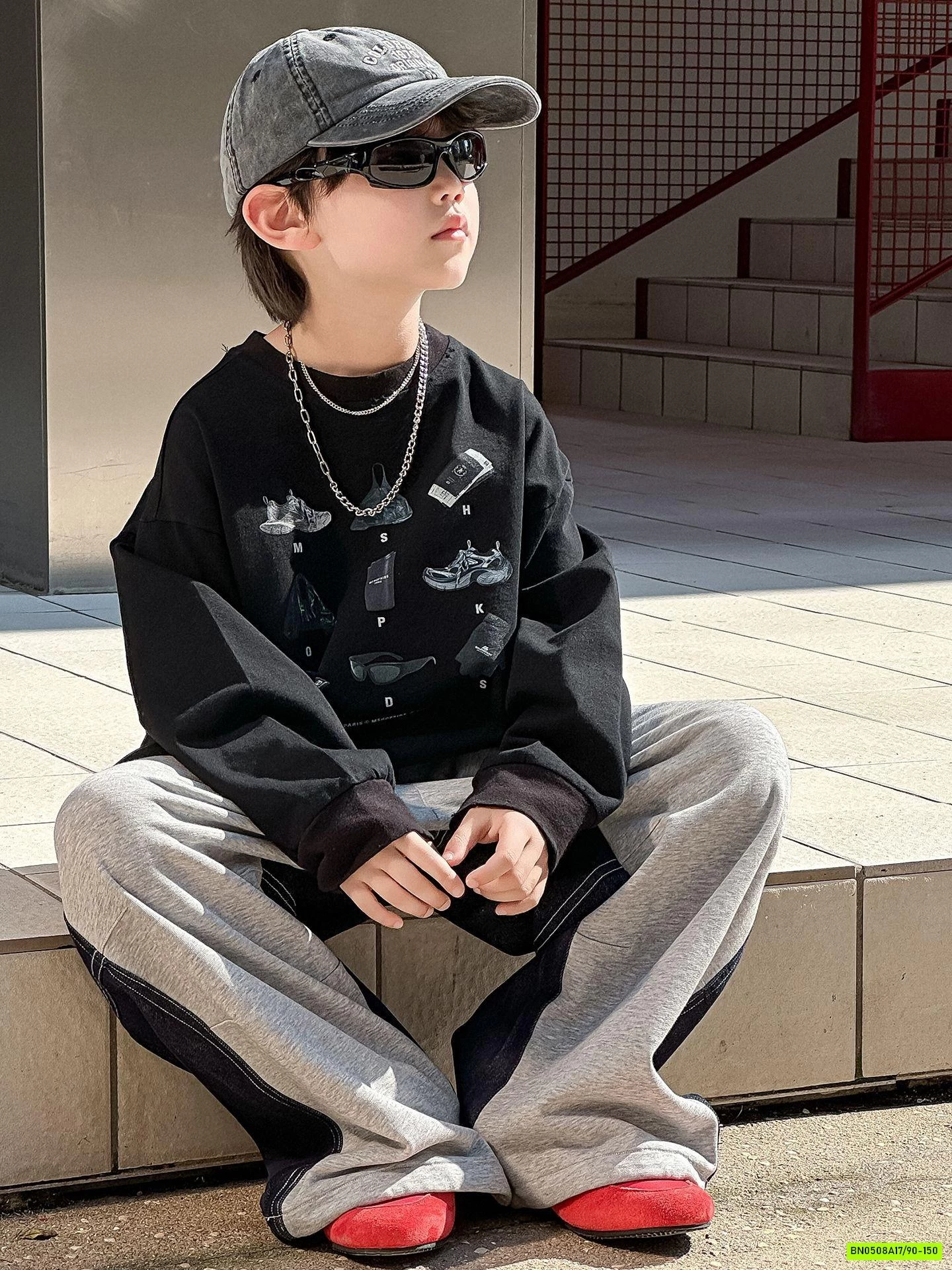 ÁO THUN ĐEN IN HÌNH CÁ TÍNH