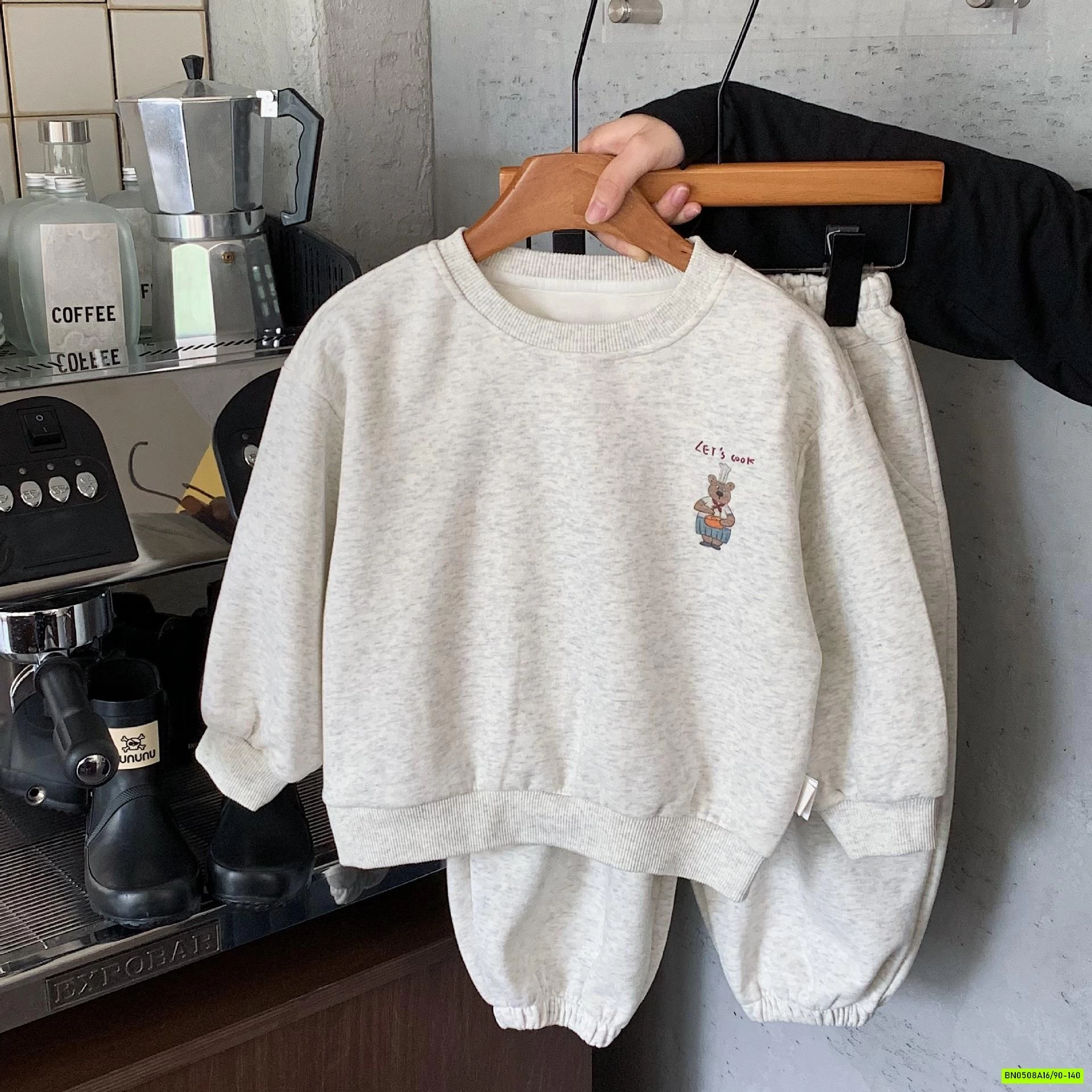 BỘ NỈ IN HÌNH DỄ THƯƠNG