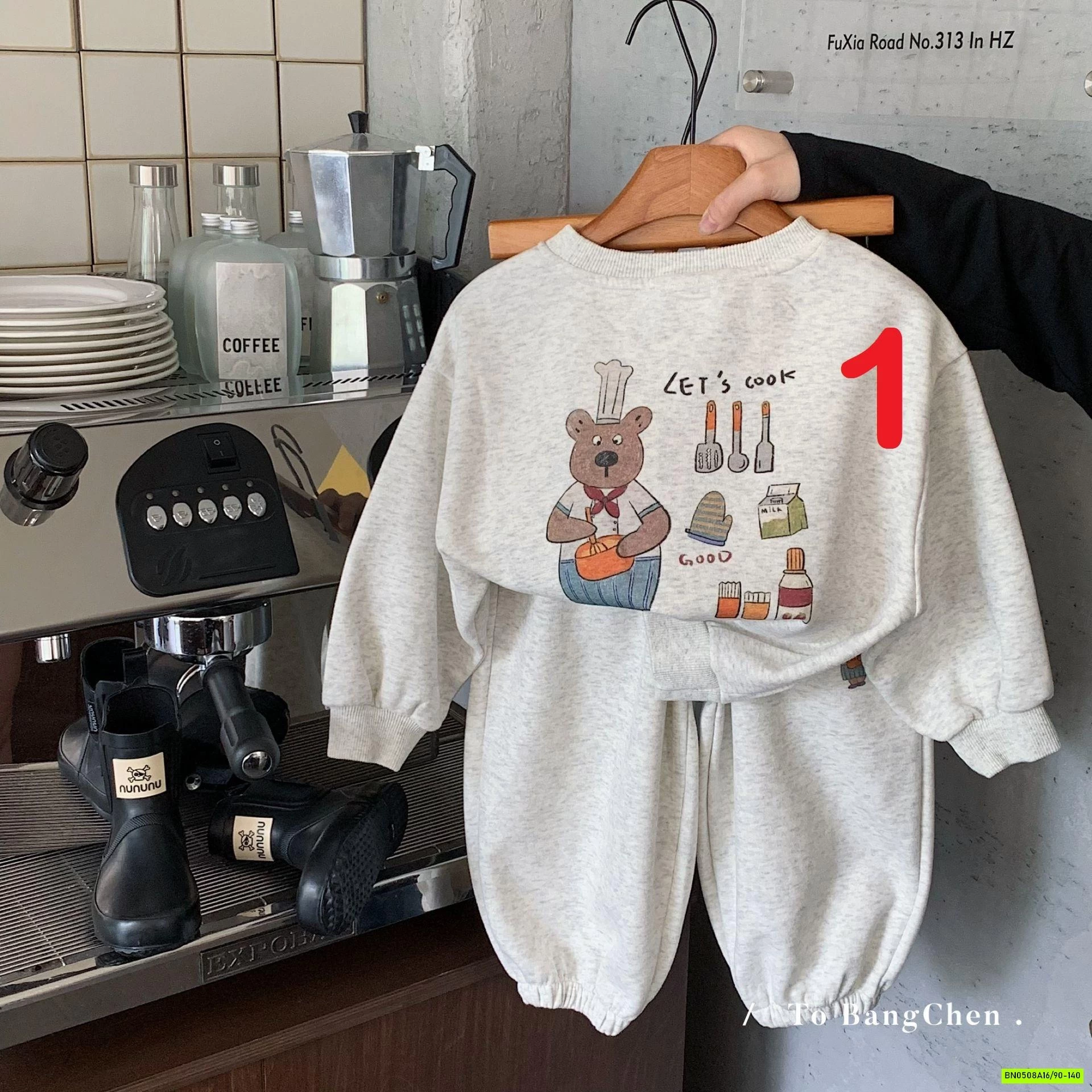 BỘ NỈ IN HÌNH DỄ THƯƠNG