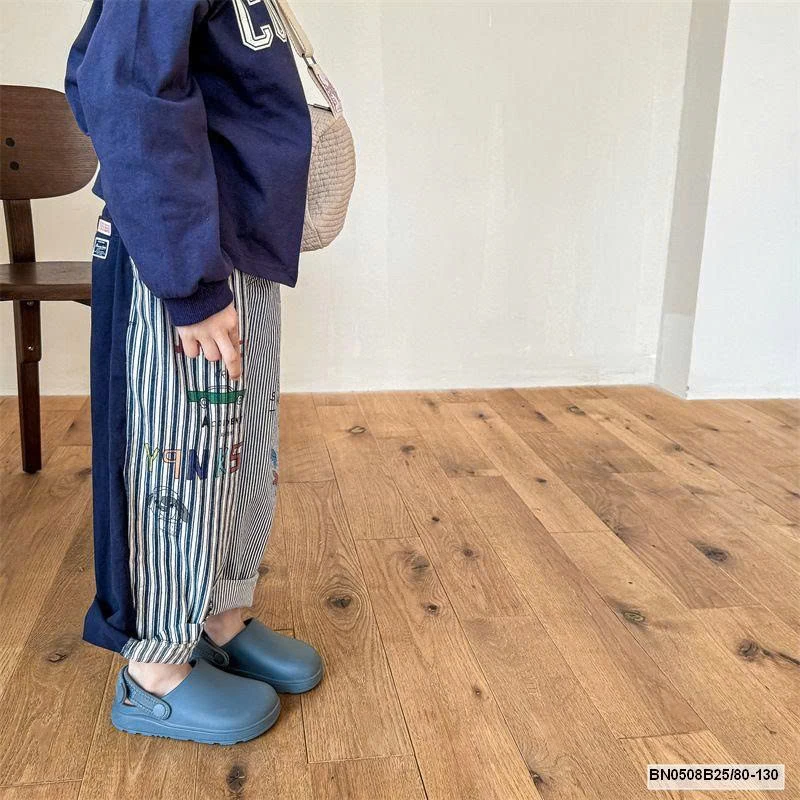 QUẦN BAGGY PHỐI KẺ  AD.BABY