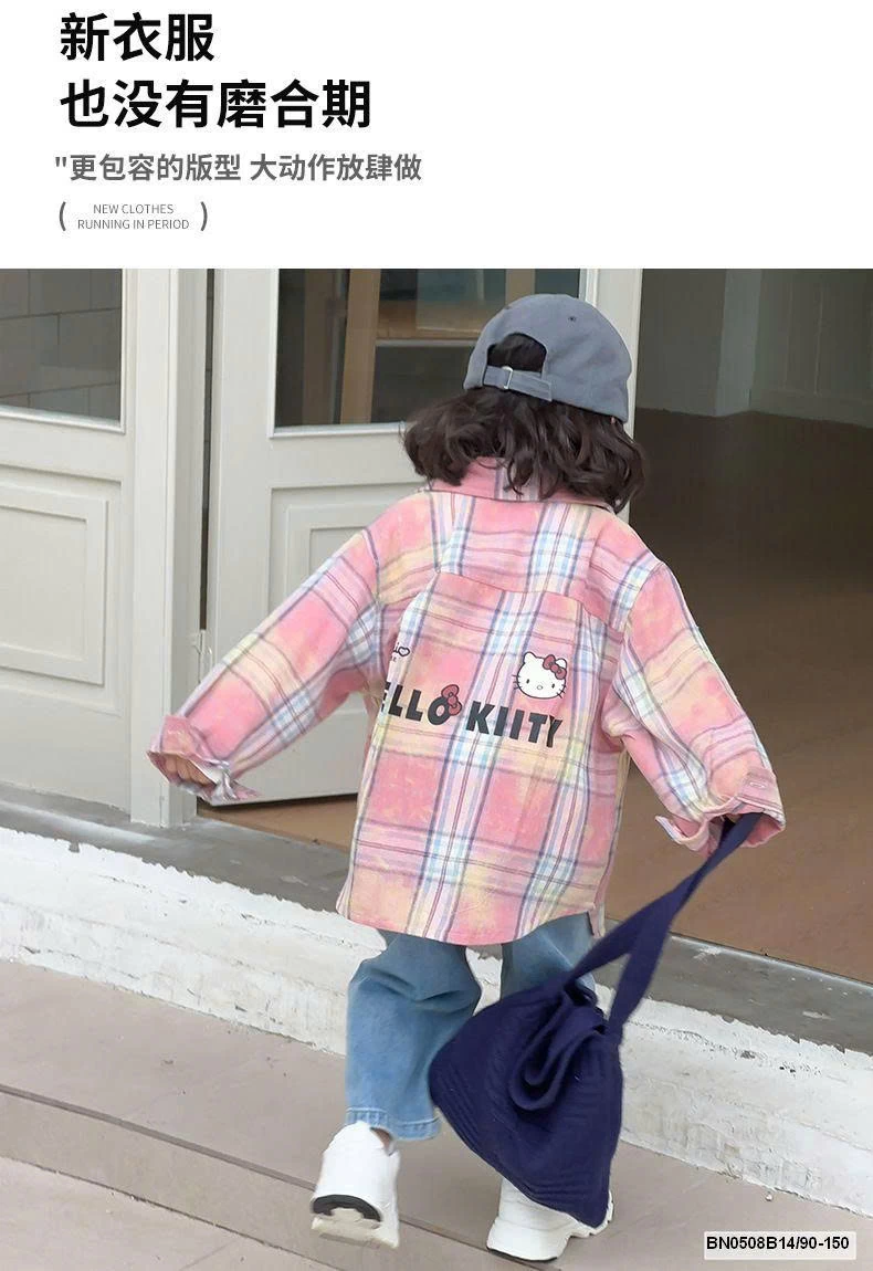 ÁO SƠ MI KITTY CARO