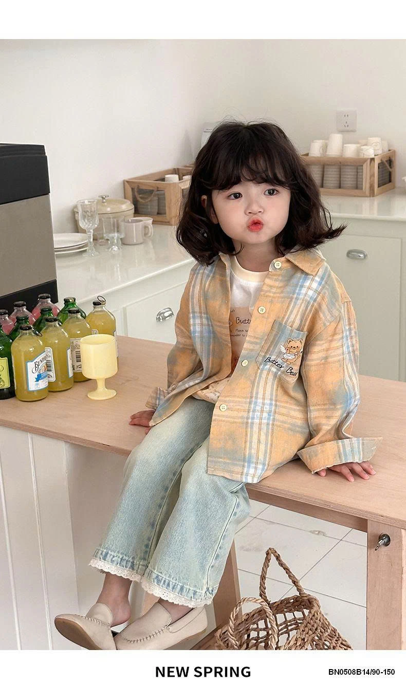 ÁO SƠ MI KITTY CARO