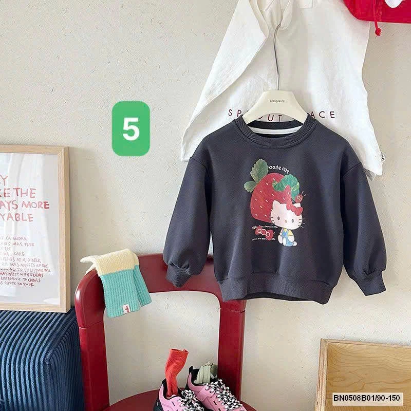 ÁO NỈ HOẠT HÌNH BG