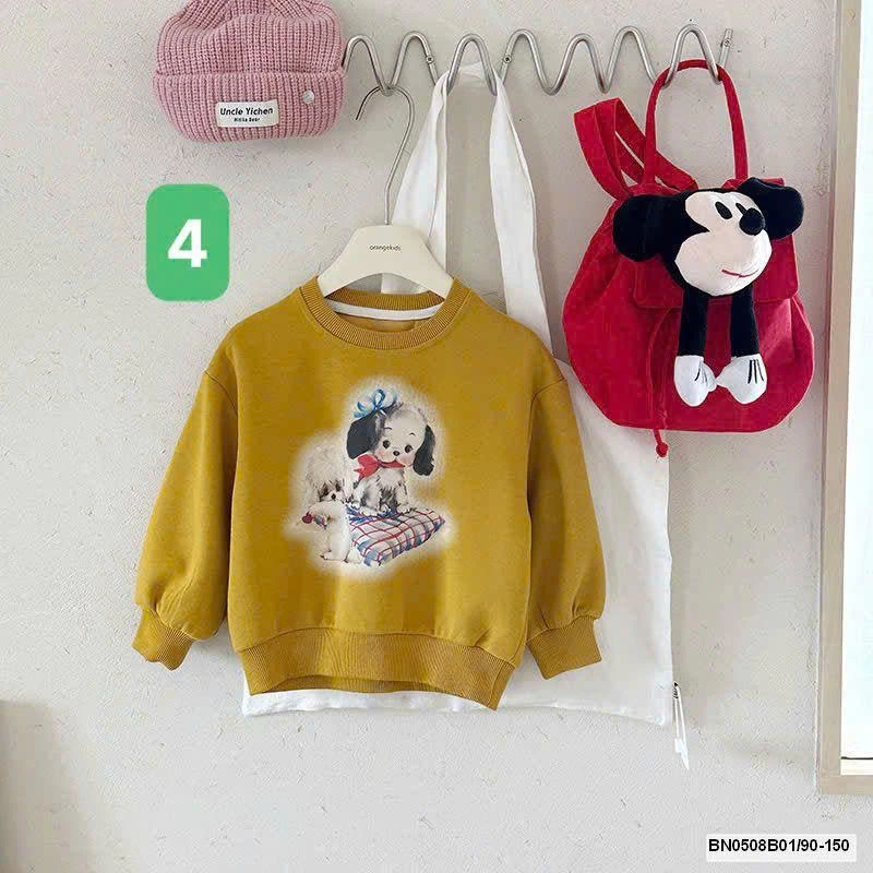 ÁO NỈ HOẠT HÌNH BG