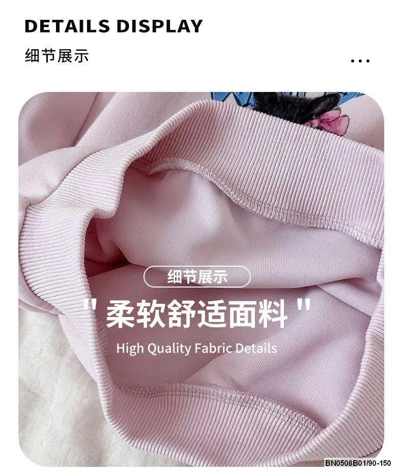 ÁO NỈ HOẠT HÌNH BG