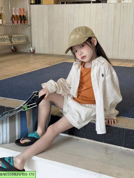 BỘ SƠ MI DÀI TAY QUẦN CỘC AMBB  26B078