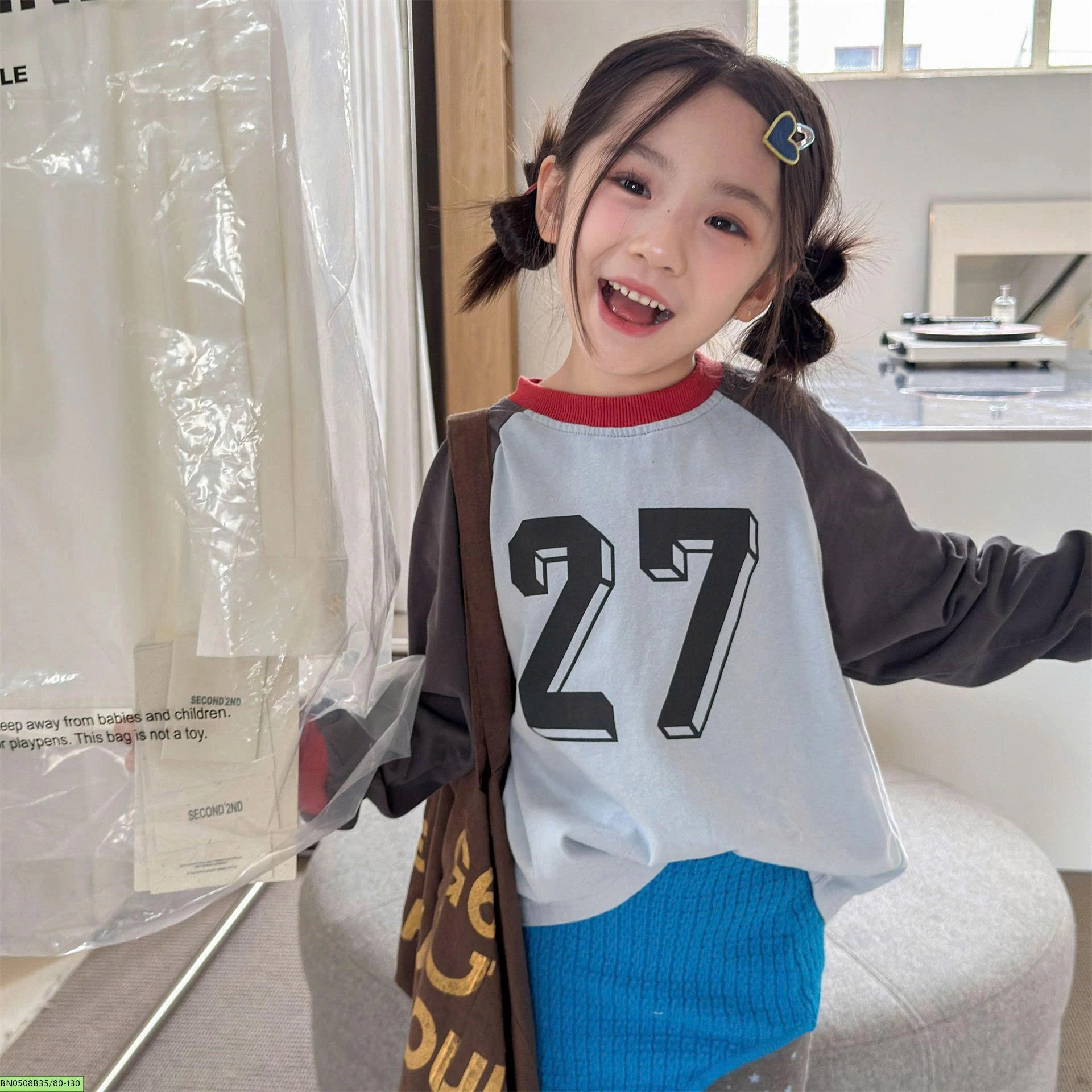ÁO NỈ PHỐI MÀU SỐ 27 ADBABY