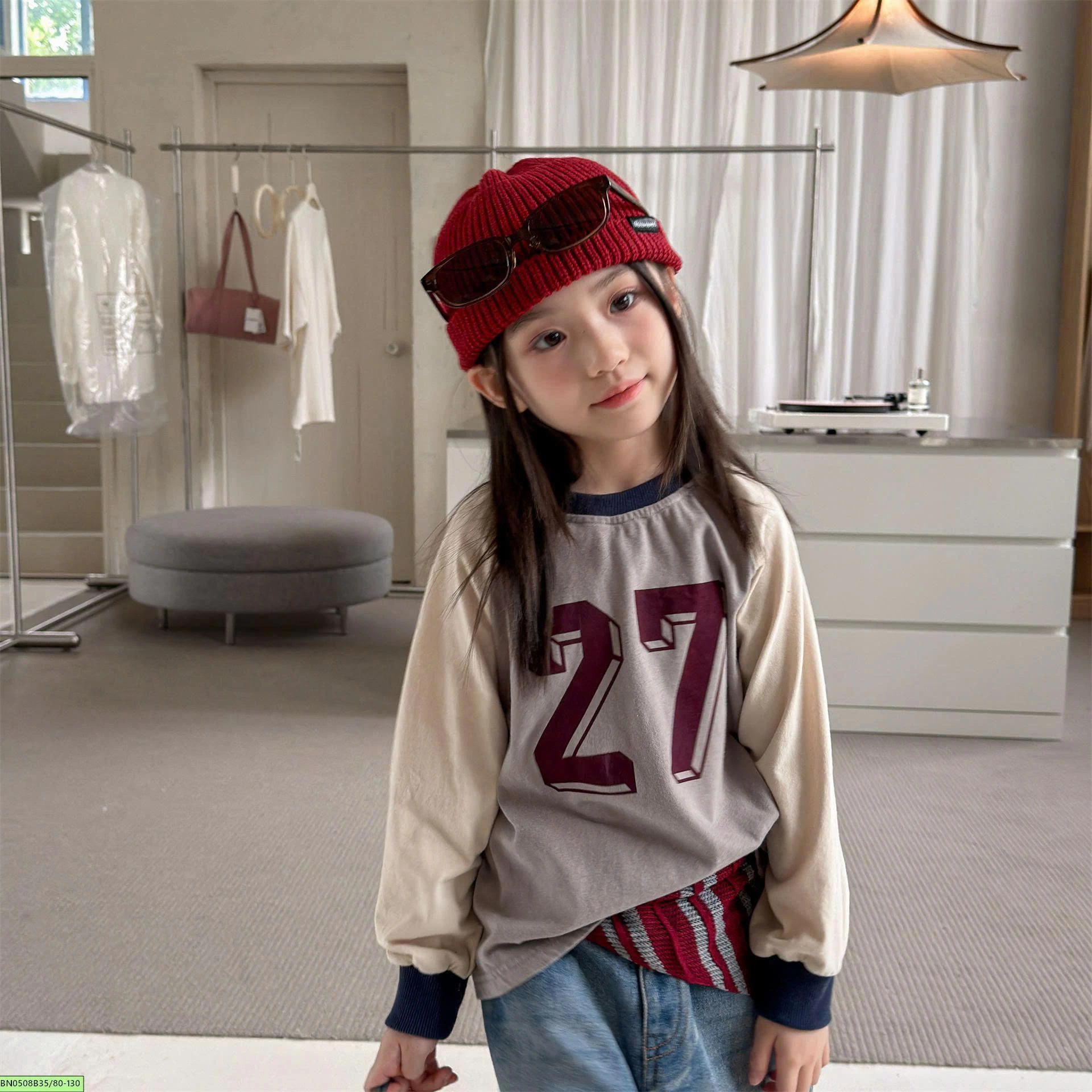 ÁO NỈ PHỐI MÀU SỐ 27 ADBABY