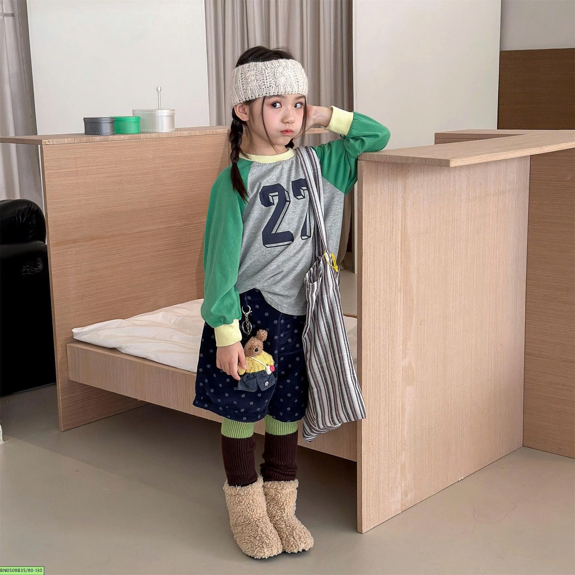 ÁO NỈ PHỐI MÀU SỐ 27 ADBABY