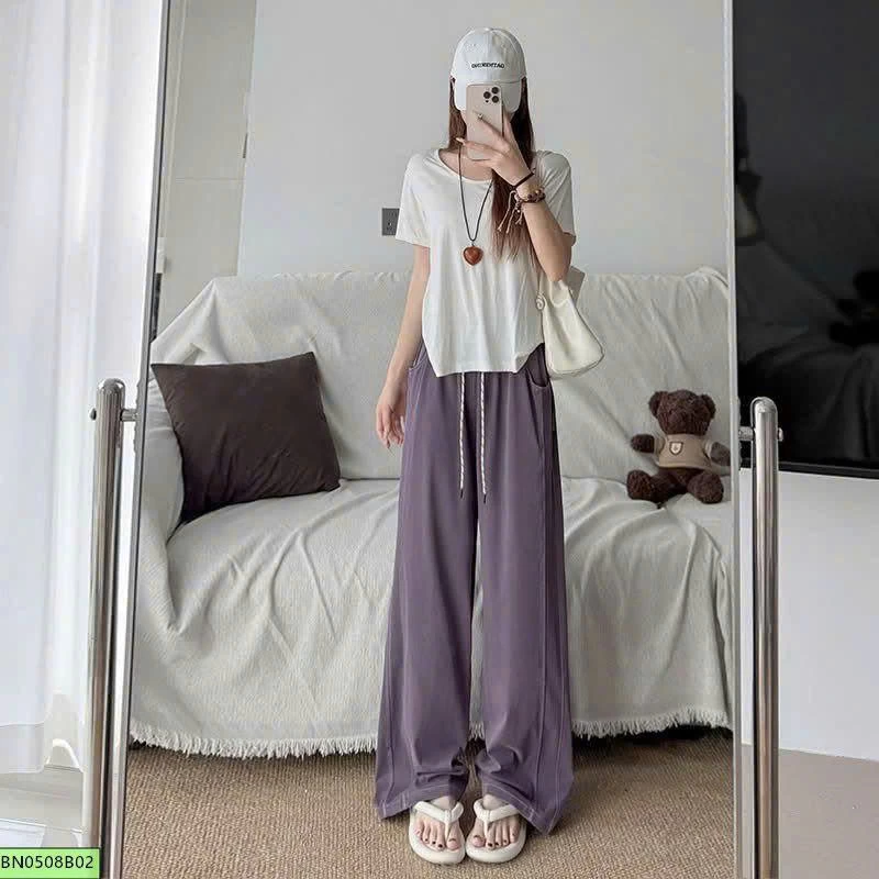 QUẦN JEANS TENCEL ỐNG RỘNG