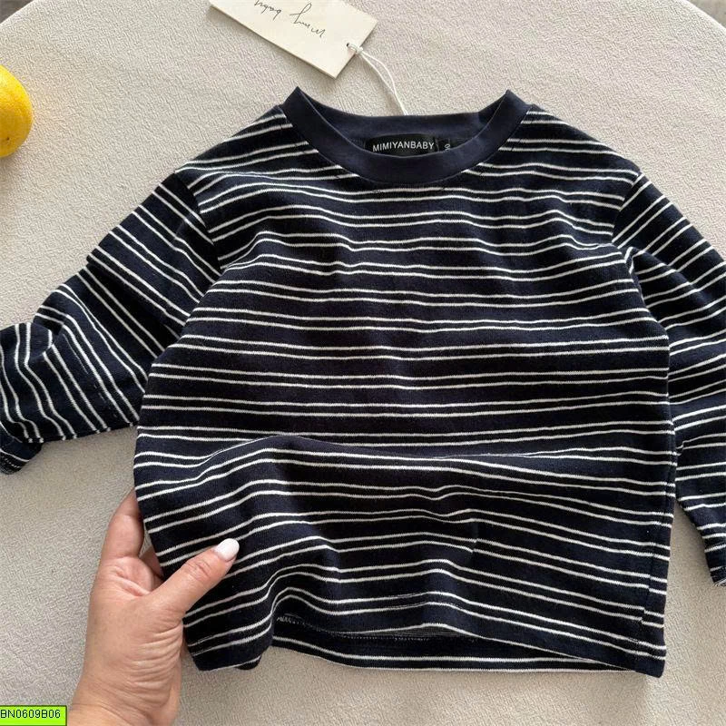 ÁO THUN NGẮN TAY KẺ NHỎ MMY