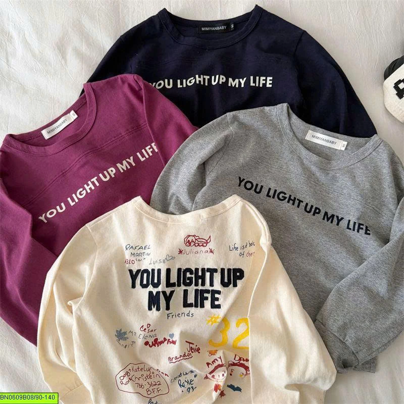 ÁO THUN DÀI TAY HÌNH VẼ