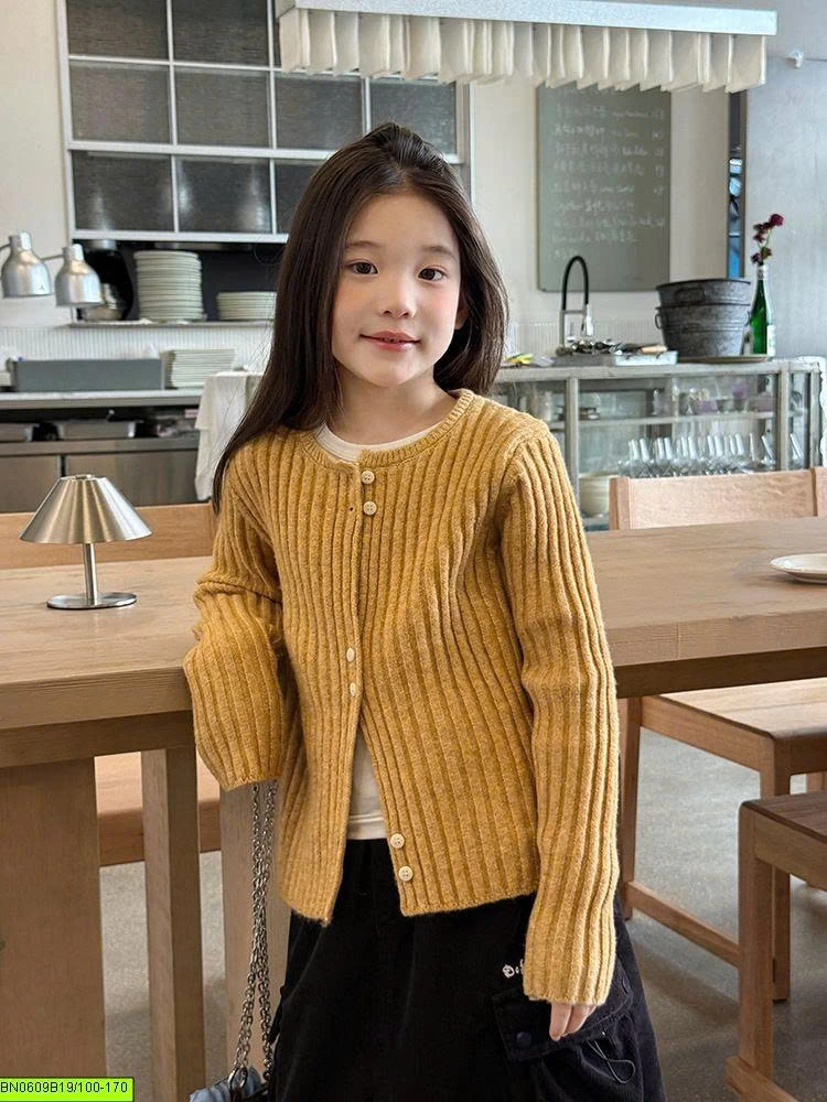 CARDIGAN LEN GÂN CỔ TRÒN AMBB	26F095